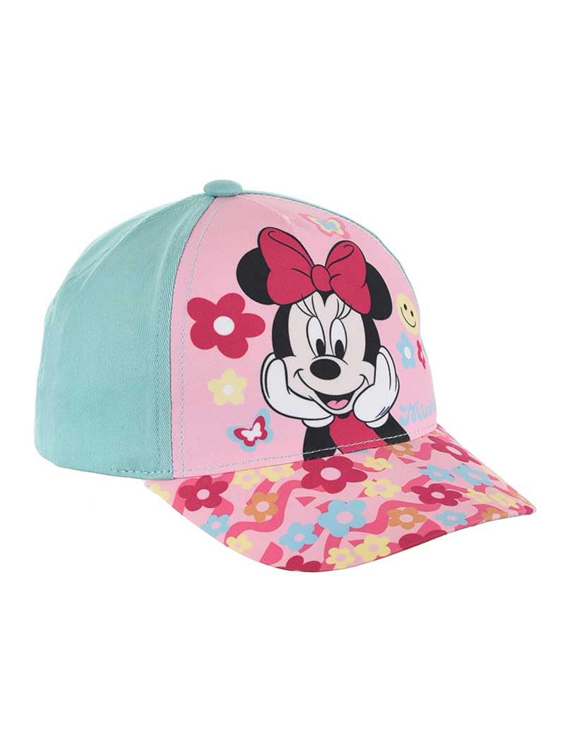 Disney Minnie Mouse Gorra para Niñas, Diseño Ratoncita Minnie Mouse Gorra de Verano Infantil, Regalo para Niñas