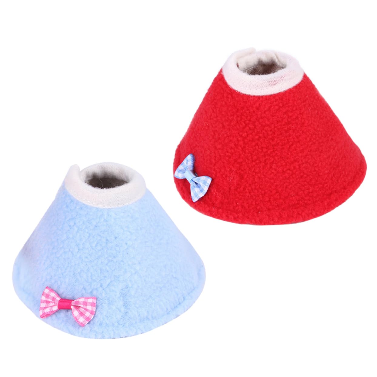 2 Piezas Collar De Loro Collar Cervical Pájaro Collares Isabelinos Collar De Recuperación para Loros Collar De Cono De Loro Protector De Aves Collar De Cuello Mascota Forro Polar