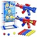 LUKAT Schießen Spielzeug für 6 7 8 9 10+ Jahre Jungen & Mädchen, Popper Luftspielzeug Pistolen mit Beweglichem Zielscheibe, Outdoor Garten Spielzeug Geschenke für Kinder - Kompatibel mit Nerf Pistole