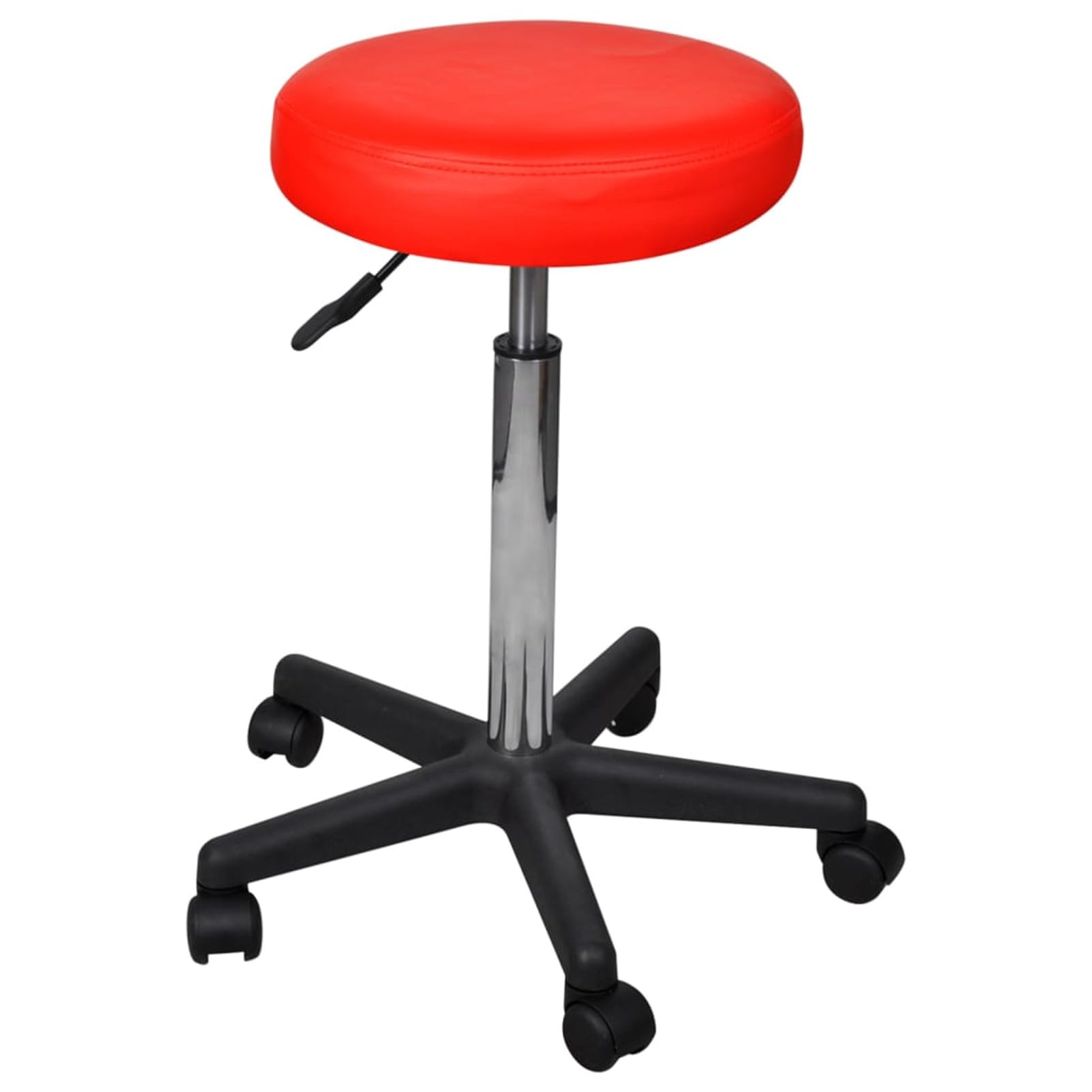 Homgoday Tabouret de bureau rouge, chaises d'extérieur, mobilier de jardin, mobilier extérieur, mobilier de terrasse