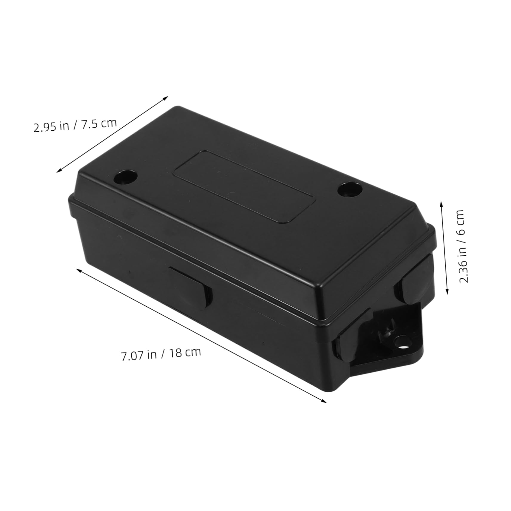 PartyKindom 7-Way Trailer Line Connector for Electric Box Trailer Wire Connector Kit Weatherproof Wiring Harness Box Wheel Chocks