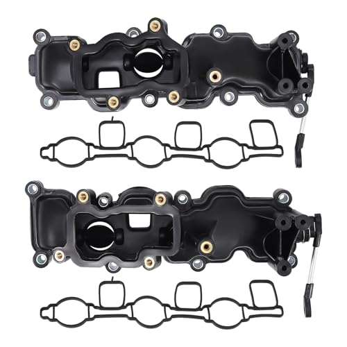 maXpeedingrods 59129086D, 59129086M Pair Intake Manifold Left Right for VW Phaeton Porsche Cayenne Audi A4 3.0 059129086, 059129711