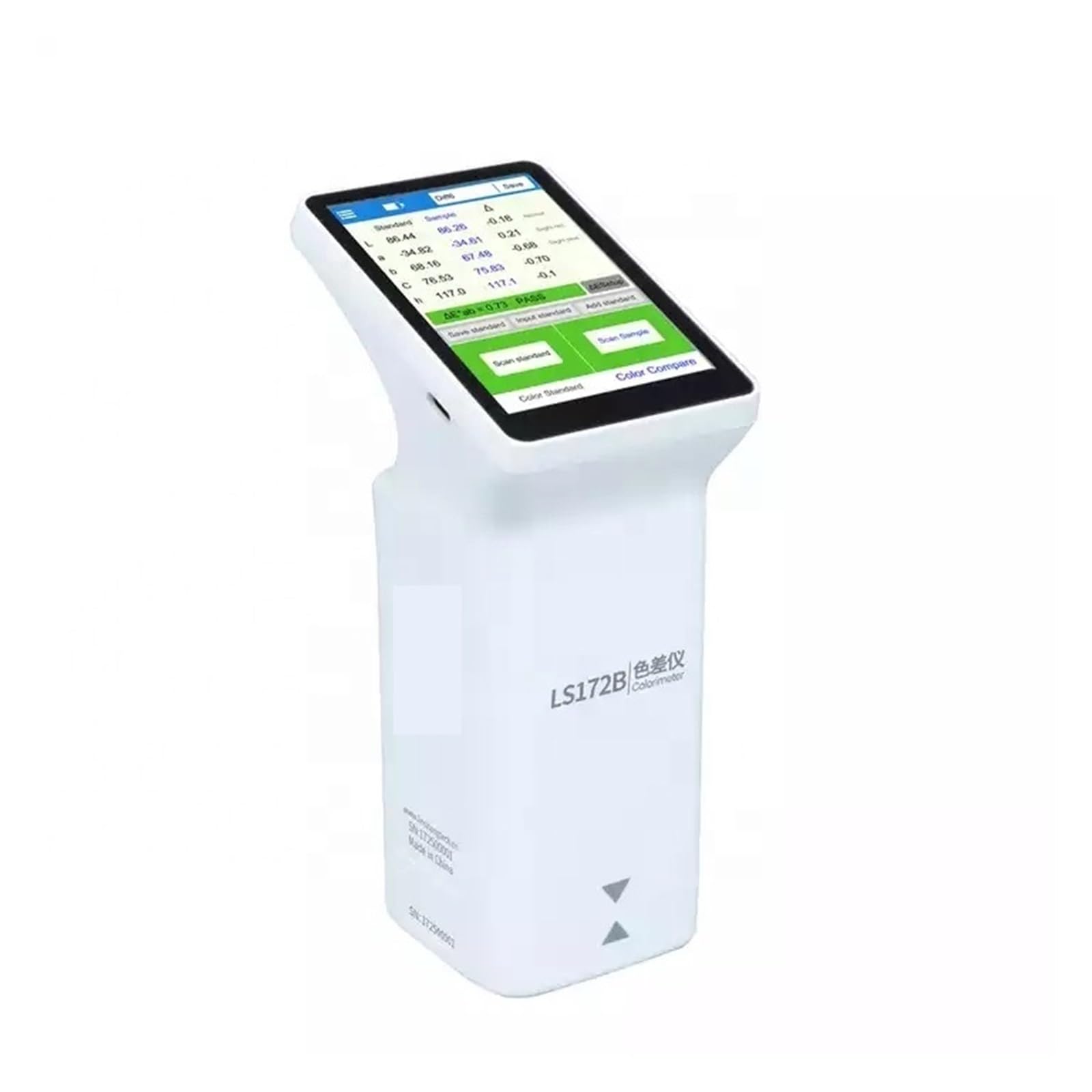 Espectrofotómetro, Colorímetro De Pantalla Táctil LS172B 45/0 Para Papel, Tela, Pintura, Cuero, Máquina Medición Color, Mano