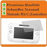 4ProTec I 2 x Entspiegelnde Displayschutzfolie von für Nintendo Wii U (Controller) - Nahezu blendfreie Antireflexfolie