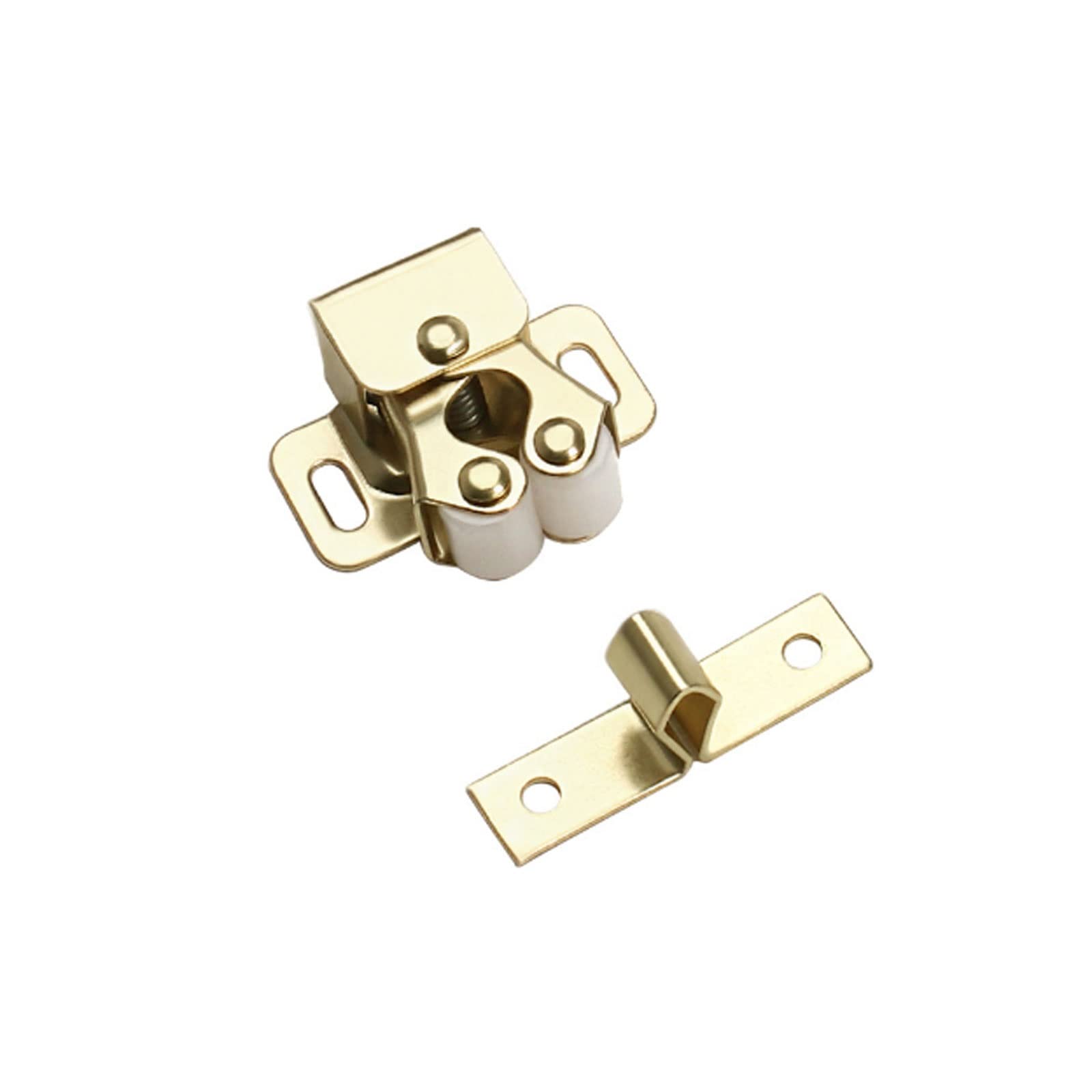 NVSFZGIYG Door Locks and Latches Lock Cast Metal Hook Latch Home Decoration Ornament Toilet Doors Right Angle Sliding Gate(Giallo)