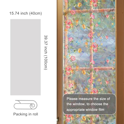 Vinilo decorativo para ventana 15.74x39.37 pulgadas miniatura 6