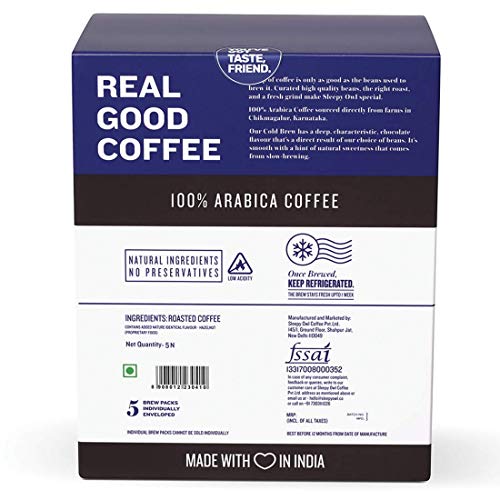 Sleepy Owl Assorted Cold Brew Packs, 5 X 250 g & Coffee Hazelnut Cold Brew Combo | 5 Packs | 3 Step Brew - No Equipment Required | 100% Arabica Beans - Sourced Directly From... - Image 6