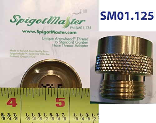 image for 2-Pack: SpigotMaster ~Vacuum Breaker Adapter~ Converts an Arrowhead PK