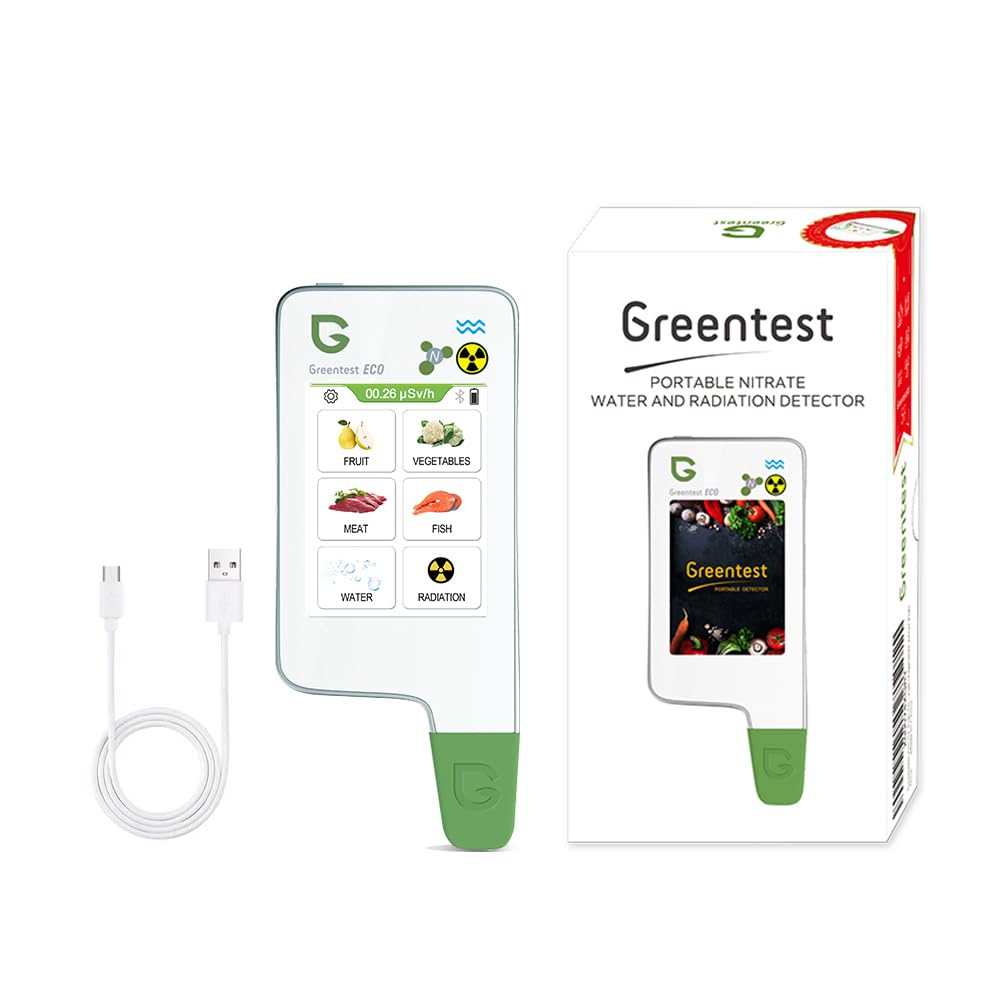 Greentest Eco 6 Geigerzähler Nitrattester TDS Wassertester Strahlungsmessgerät