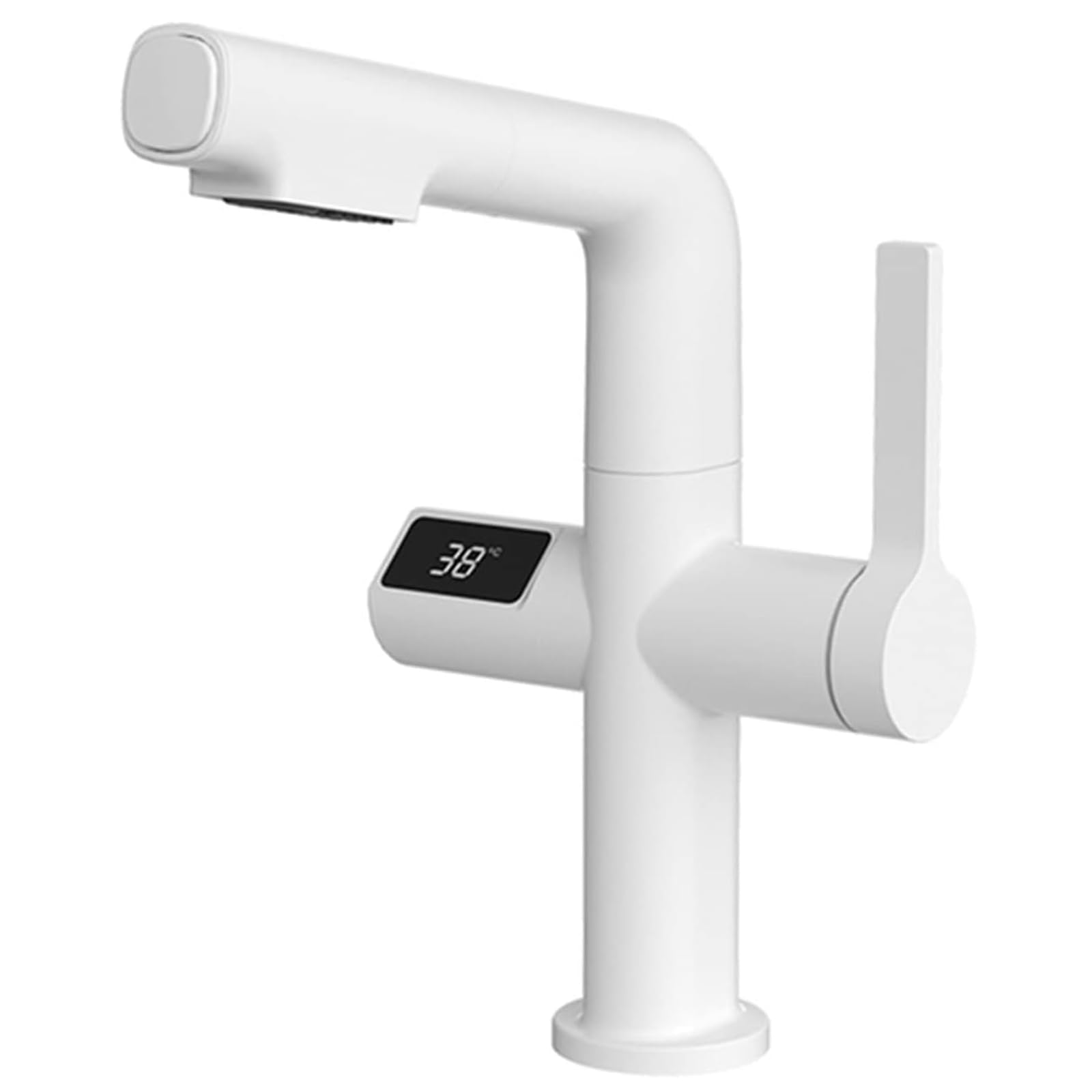 Mitigeur chaud et froid pour lavabo de salle de bain rotatif à 360 degrés