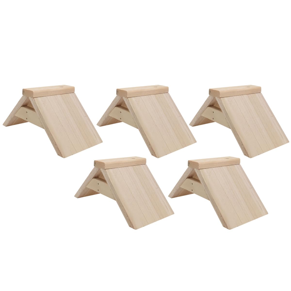 Perchas de Madera para Pájaros 5 Unidades Soporte Natural para Aves y Loros de Aves para Jaulas Accesorio Seguro y Resistente para Juguetes y Descanso en Jaula