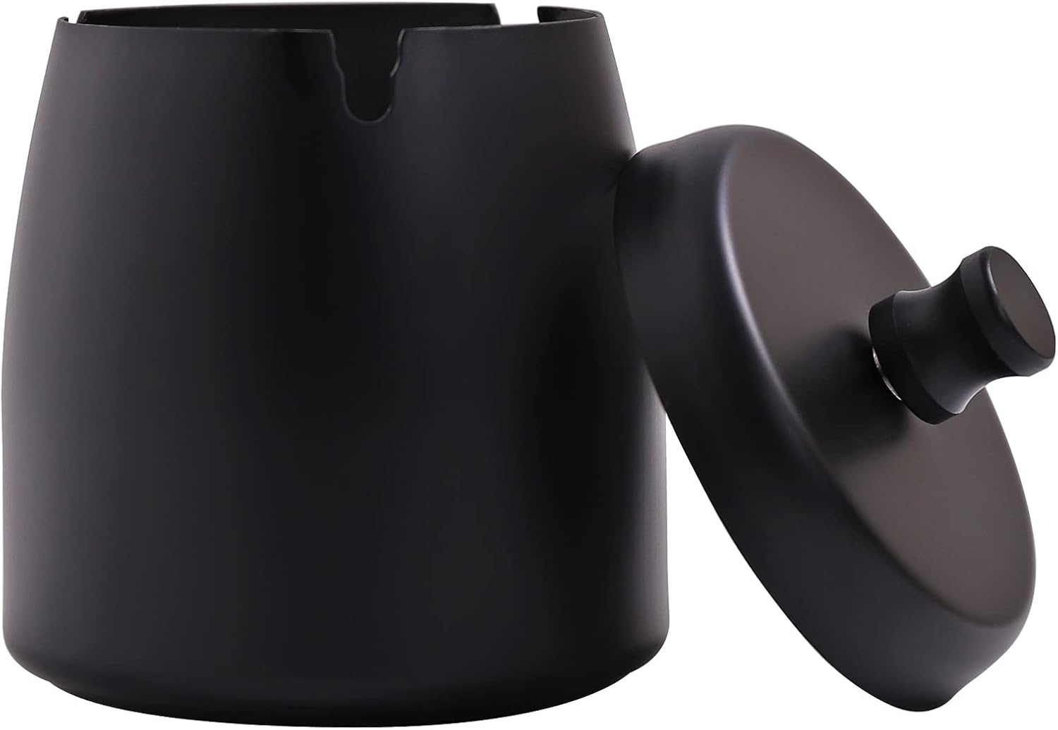 Small Outdoor Ashtray with Lid for Cigarette, Smokeless