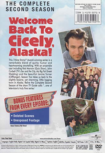 DVD Northern Exposure Second Season versión USA importada de colección nostalgia 3