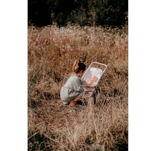 Smoby - Baby Nurse Puppenwagen - trendiger Puppenwagen für dein Püppchen bis 42 cm, mit waschbarem Stoffbezug, Metallrahmen und Sonnenschutz, für Kinder ab 18 Monaten – Bild 5