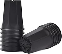 Vista 10 de BangQiao - Juego de 8 macetas de plástico blanco de 6.10 pulgadas para vivero profundo y semillero para suculentas, cortes y trasplantes