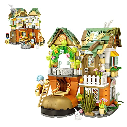 Friends Treehouse Toys Building Sets Creative Forest Tree House Mini Building Sets for Girls Boys Age 8+, 709 PCS with 2 Mini-Figures