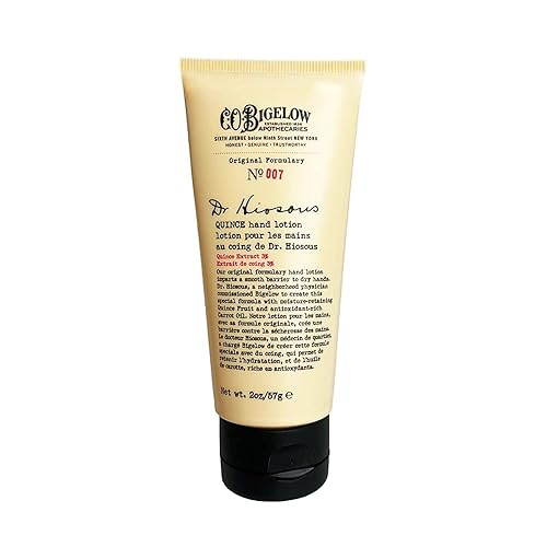 Miniatura 9 de C. O. Bigelow Dr. Hiosous - Loción de manos de membrillo para manos secas, crema de manos para mujeres y hombres para suavizar la piel seca y