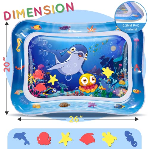 Infinno-Tummy-Time-Mat-Sensory-Water-Mat-for-Babies-Baby-Toys-for-3-6-9-12-Months-Boys-and-Girls-Great-Gift-Idea-of-Baby-Stuffs