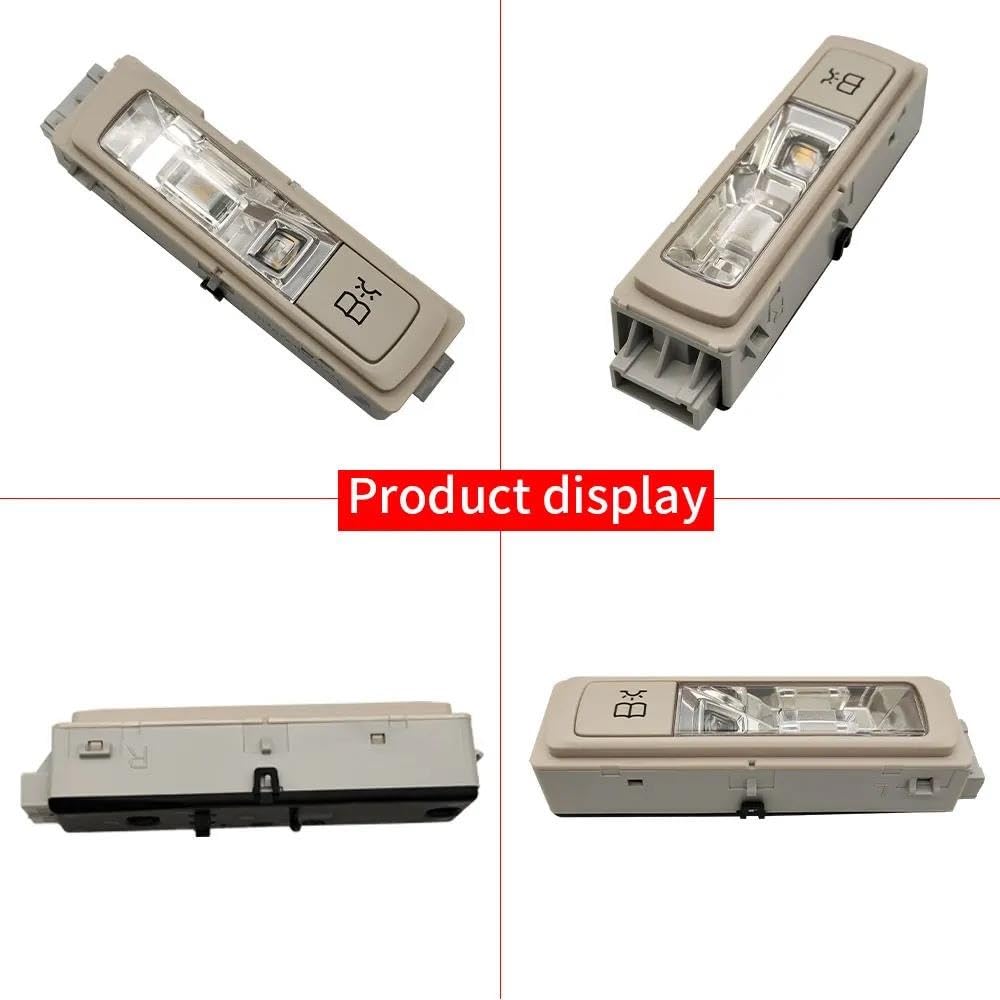 Lámpara Lectura Coche Para W205 W253 W447 W448 C GLC Clase V C200 V260 Para Vito Manilla Trasera Del Coche Lámpara De Iluminación Interior(izquierda)