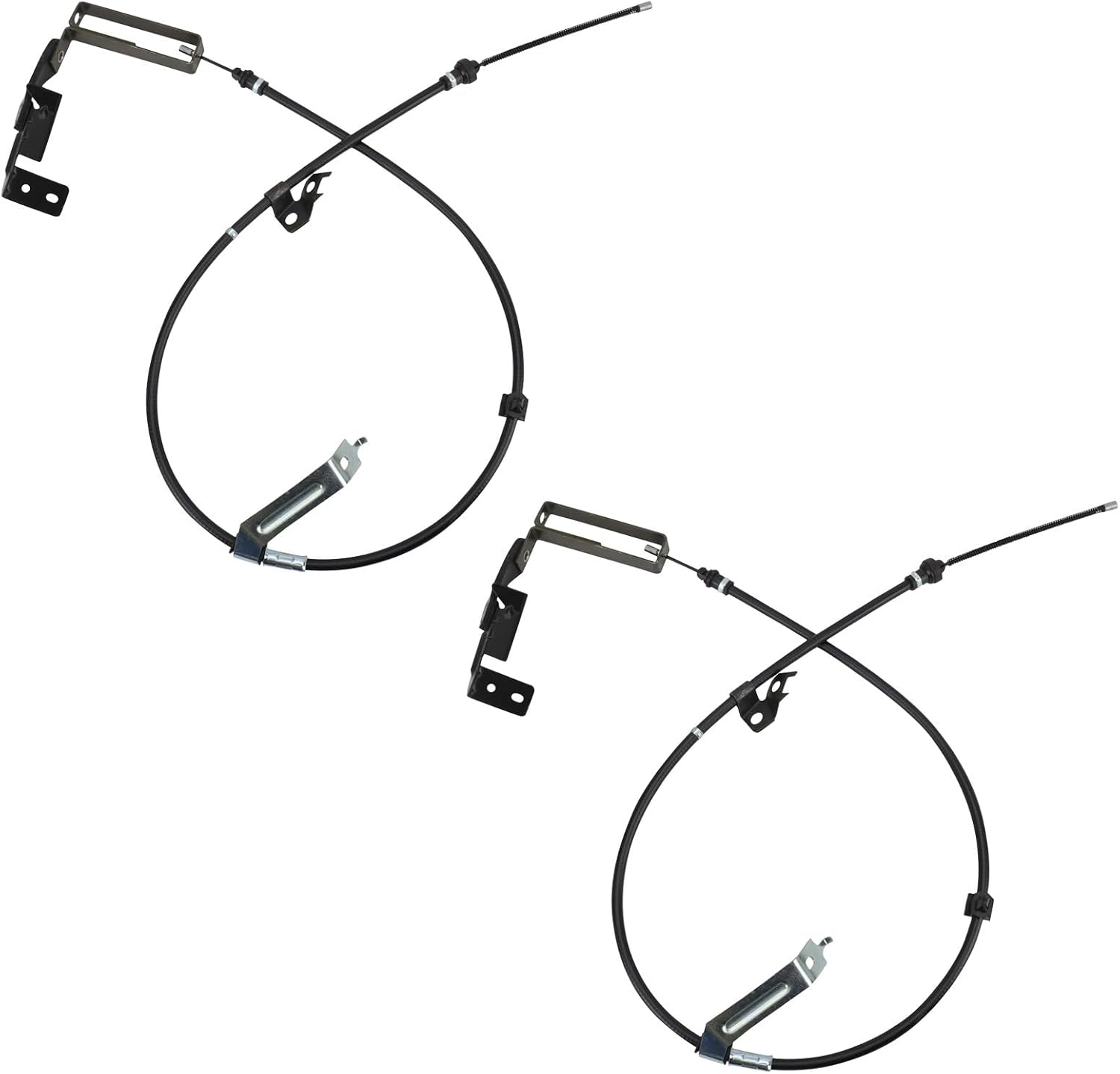 TRQ Rear Parking Brake Cable Compatible with 2001-2004 Ford Escape Mazda Tribute