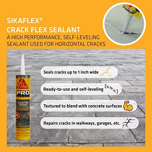 Sikaflex Crack Flex Sealant, Gray, High performance, textured