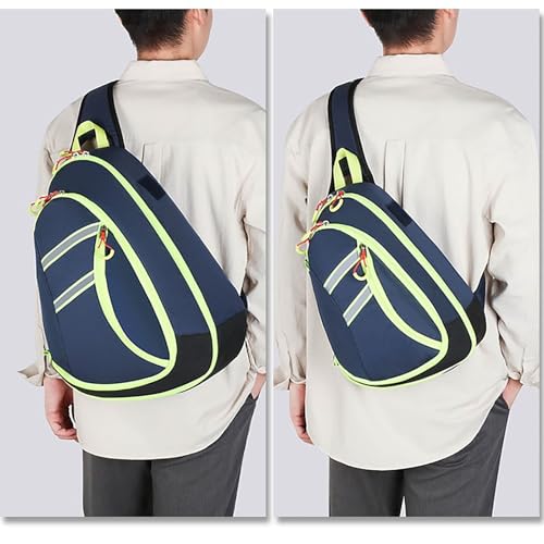 �~�}�X�����O�o�b�N�p�b�N�AEMS�@��~�}��w�N���X�{�f�B�o�b�O�A�L�����v�n�C�L���O�g���b�L���O�ɍœK�ȋ�̐����O���o�b�O(Blue,37*26*20cm)