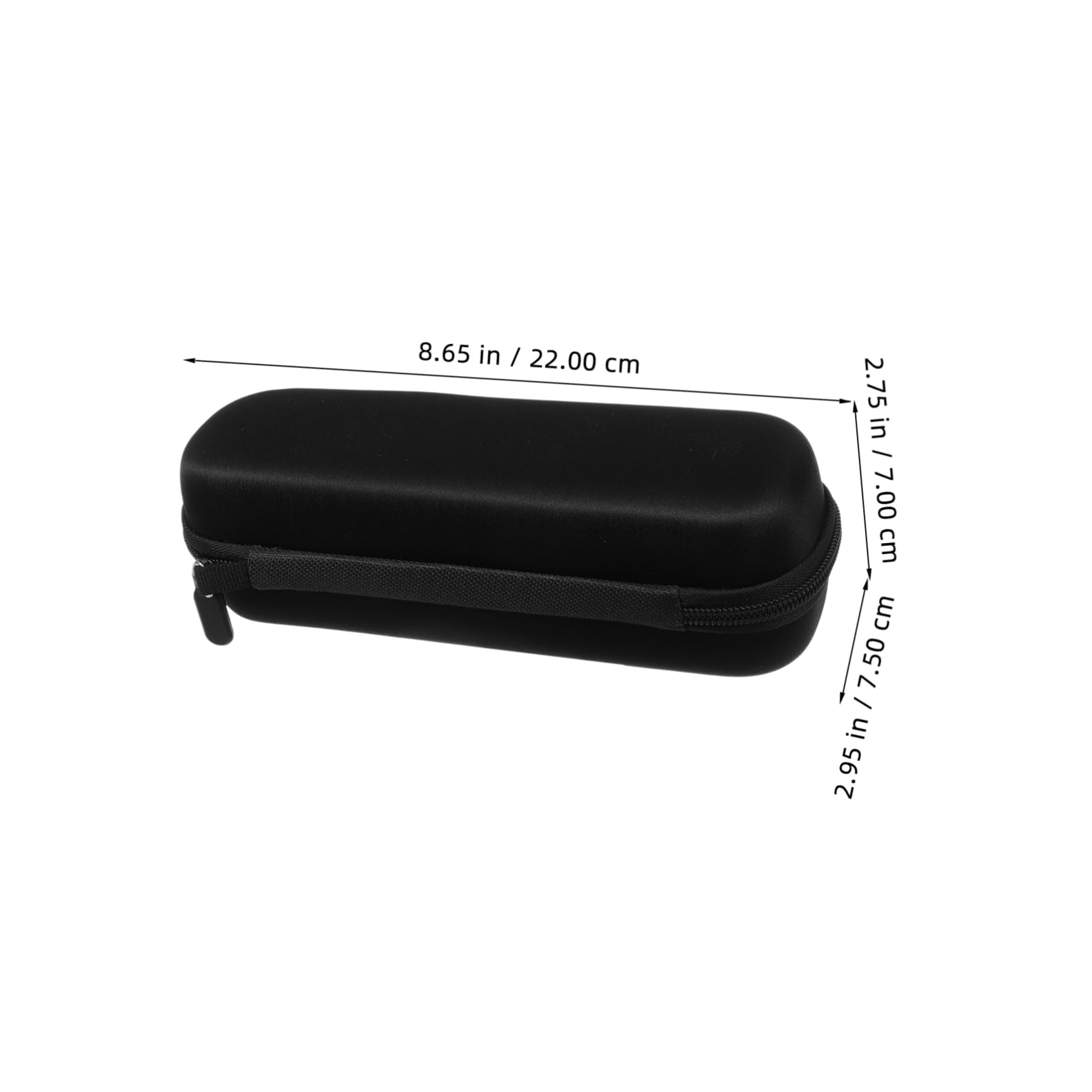 VALICLUD 5 Piezas Bolsas de electricas Soporte magnético Poseedor Bolsa de Viaje para cepillos de Caja de Cepillo portátil Estuche portavoz de Tela Tejida Negro