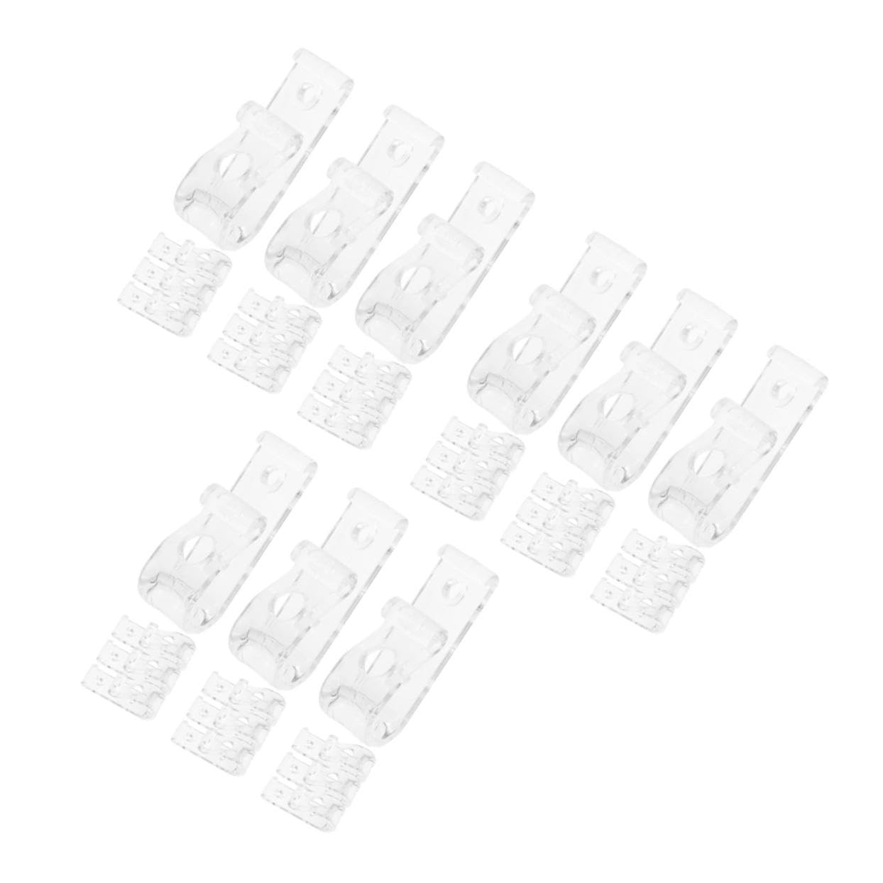 Clips de sécurité pour cordon de store en polymère transparent OUNONA