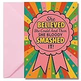 LimaLima Congratulations Card For Graduation New Job Promotion Passing Exams Proud Of You Inspirational Message For Women