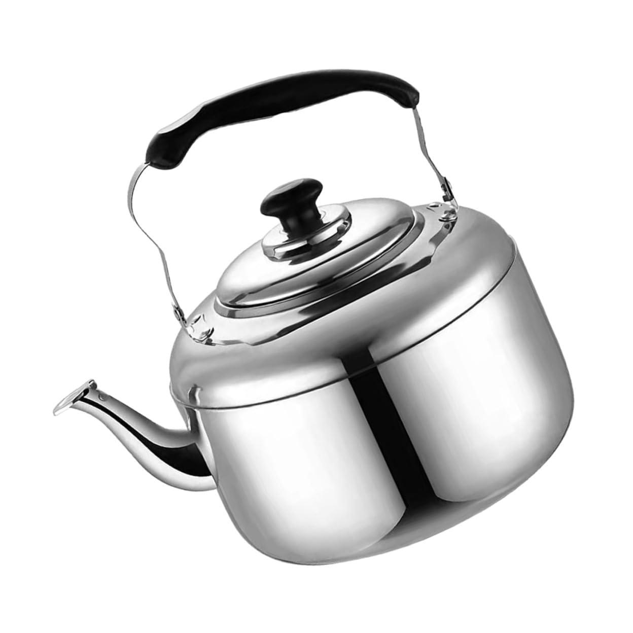 Tetera Silbante de Acero Inoxidable 7l Plata para Agua