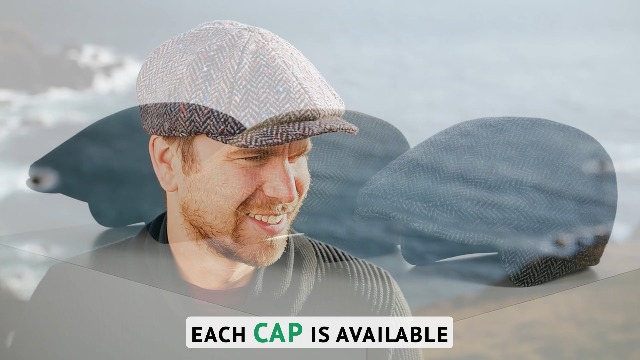 Biddy Murphy Newsboy Hat for Men Irish Flat Cap 100% Wool Tweed