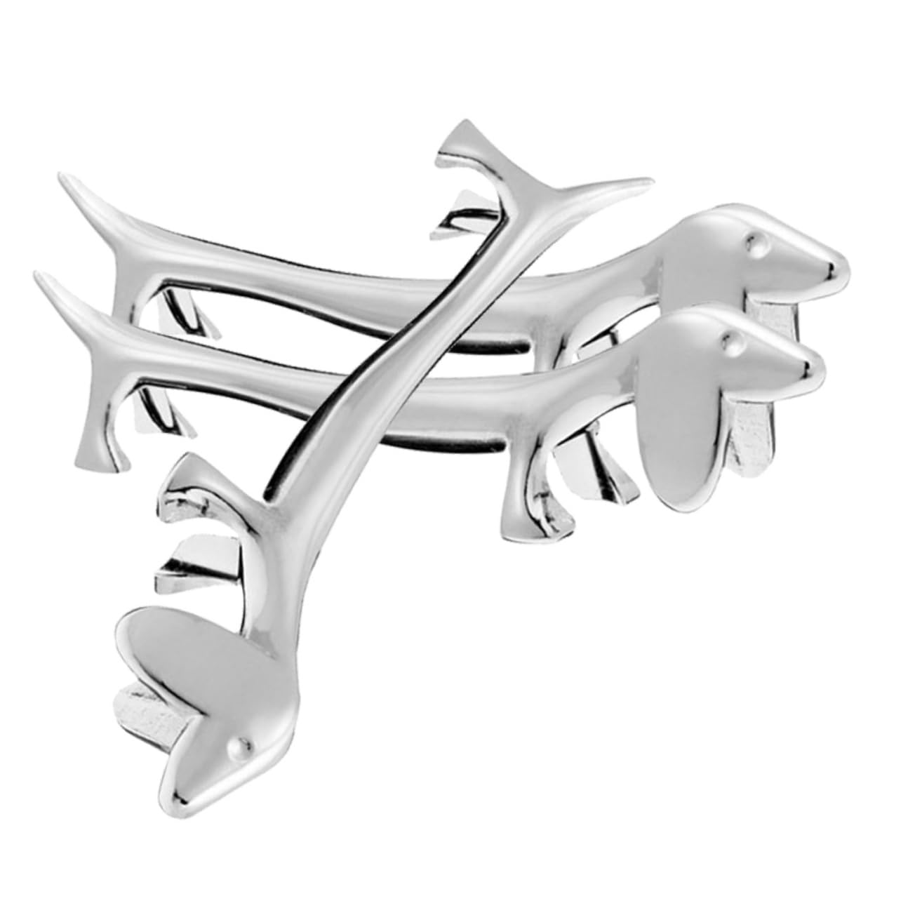 PRETYZOOM 3Pcs Dog Shape Spoon Rest Multifunctional Chopstick Holder for Tabletop Use Cute Design for Dining Table Decor for Restaurants and Celebrations