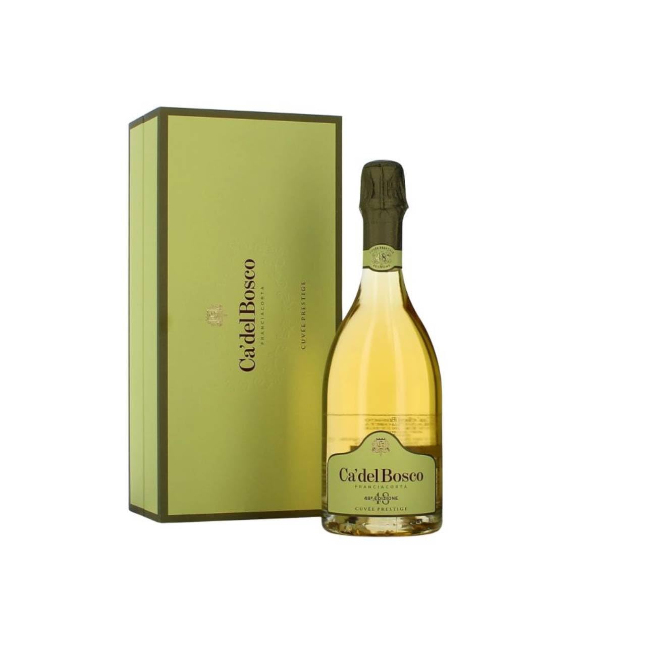 Cà Del Bosco Cuvée Prestige 48a Magnum Astuccio, Franciacorta DOCG, Spumante Extra Brut, Franciacorta Extra Brut, Spumante Metodo Classico, 12,5% vol, 1,5 L