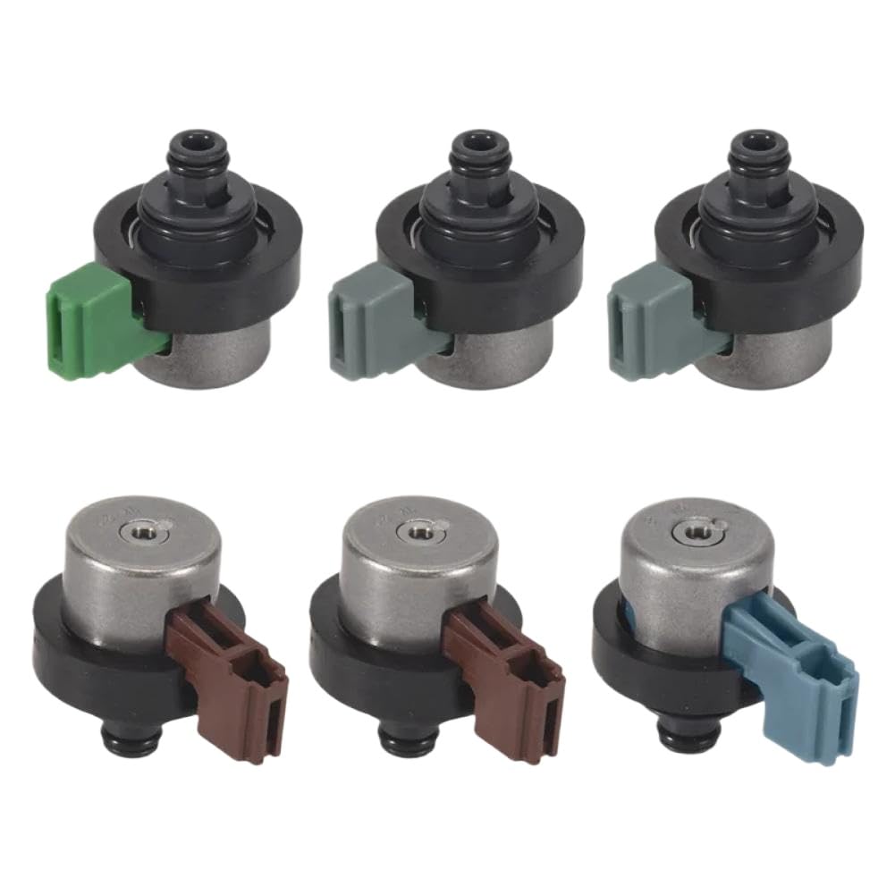 4EAT Transmission Solenoid Kit 6Pcs Replace 31939-AA191 31939AA150 31939AA190 Compatible with Forester 2.5 Outback