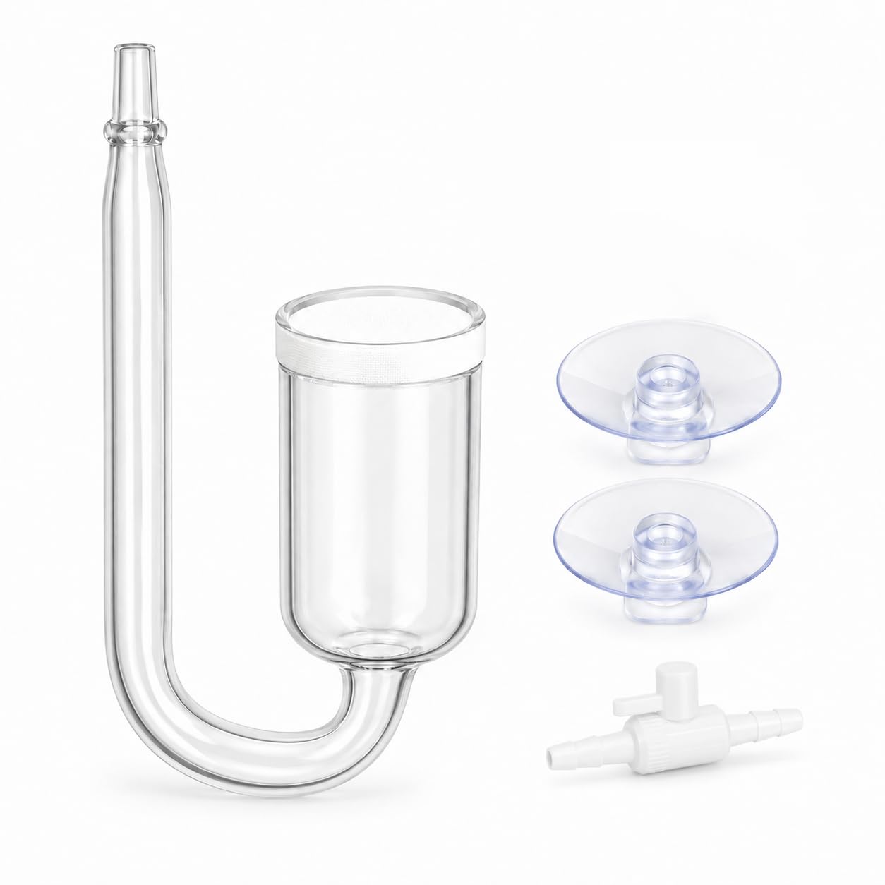 5-Piece CO2 Diffuser Kit, Valve Suction Cup Set for Planted Aquarium Tank-image-25