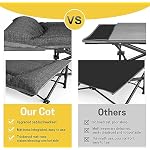 ATORPOK Folding Camping Cot for Adults with Cushion and Pillow - Image 4