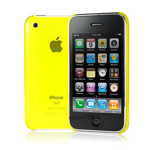 Neon Fluoro slim case for iPhone 3GS - Yellow