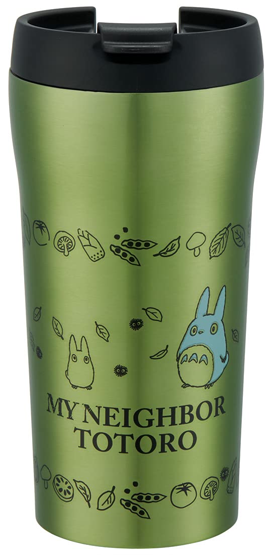 SKATER SMV4-A Butelka ze stali nierdzewnej, butelka na wodę, gorąca i zimna Retention, 12,2 FL oz (360 ml), My Neighbor Totoro, średnica 3,1 x wysokość 6,4 cala (78 x 162 mm), Sklep Convenience Store,