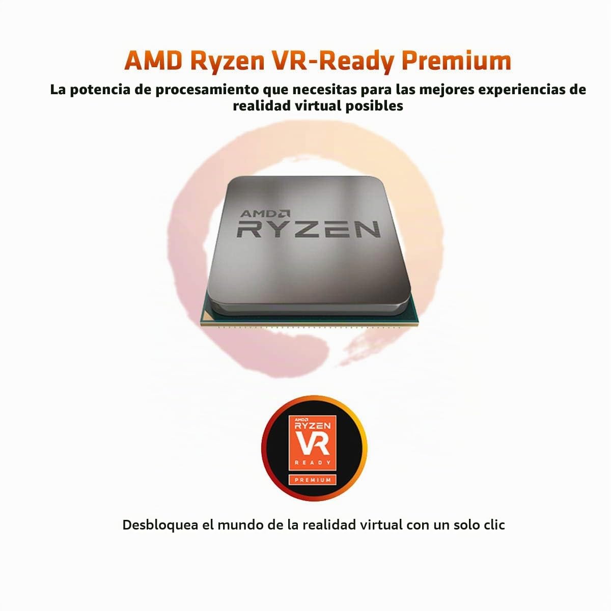 AMD Ryzen 3 3100 - Procesador (4C/8T, 18MB Cache, 3.9 GHz MAX Boost)