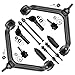 Detroit Axle - 2WD 12pc Front Upper Control Arms w/Ball Joint Assembly, Lower Ball Joints, Sway Bar Links, Inner Outer Tie Rods w/Rack Boot Kit for 2002-2005 Dodge Ram 1500 2WD