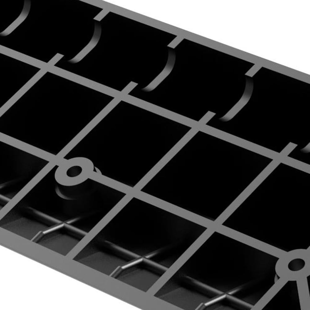 Rampa de Goma para Bordillos con Altura de 4–10 cm,Capacidad de 11 000 Libras,Rampa Antideslizante para Coches,Motos,Bicicletas,Patinetes y Sillas de Ruedas