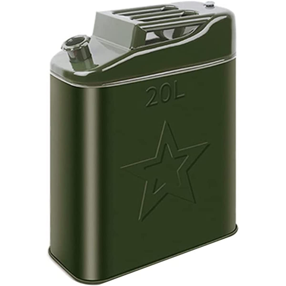 Zagęszczona kanister na paliwo, przenośny metalowy kanister na paliwo, ekologiczny kanister na paliwo do przechowywania płynów na benzynę,20l