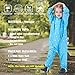 Fewlby Kids Toddler Rain Suit for boys girls One Piece Hoodie Zipper Waterproof Rain Jacket 5-7 years L Size
