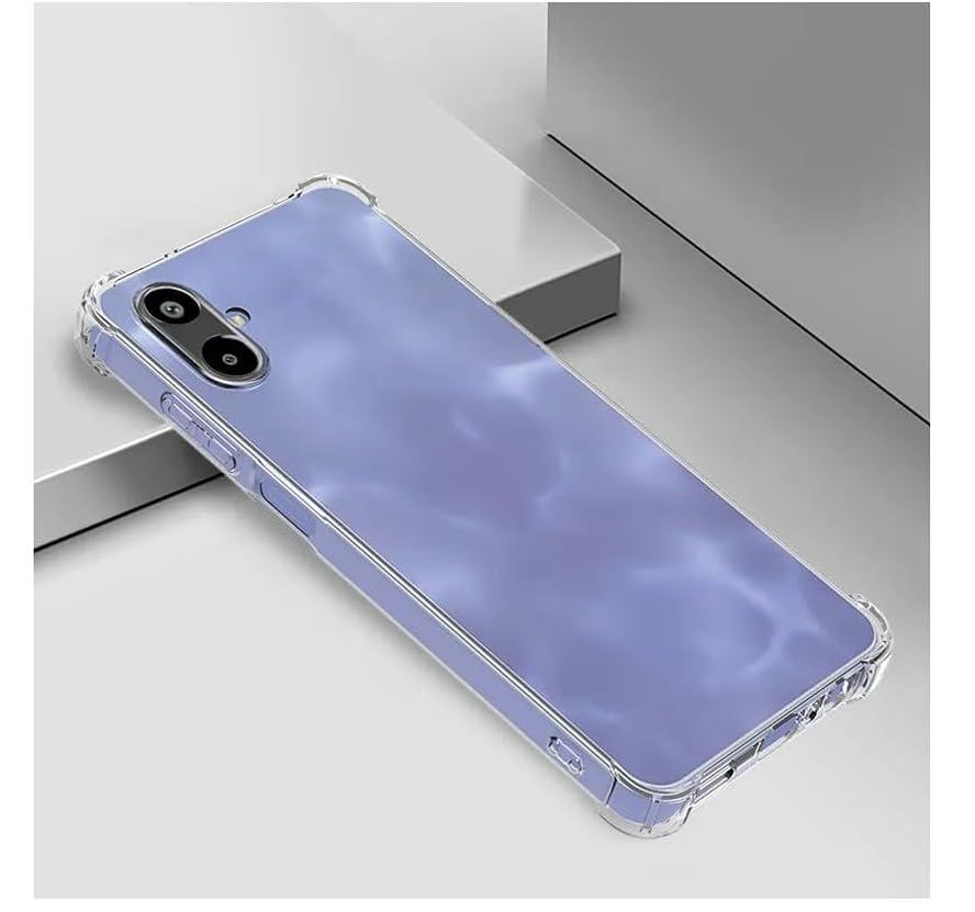 Image of BOXXO Flexible Back Cover for Samsung Galaxy M06 5G | Back Cover Transparent Clear Shockproof Case Four Corner Protection | Slim Protective Mobile Phone Cover for Samsung Galaxy M06 5G