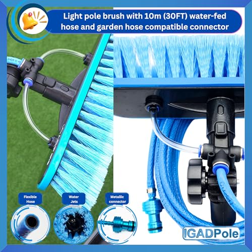 30ft IGADPole Water-Fed Cleaning Kit