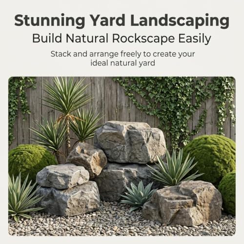 Piedra artificial de espuma PU: decora tu jardín sin cargar rocas pesadas 5