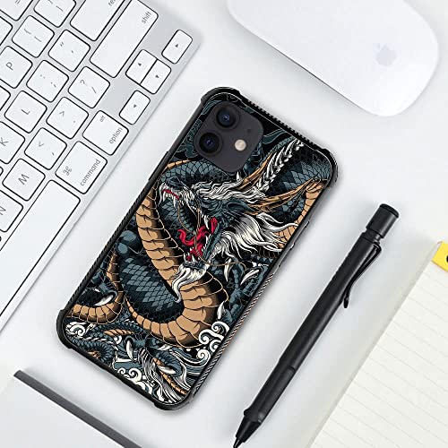 Yixinbb Compatible With Iphone 11,H Dragon 8 Pattern Design Scratch Shock Resistant Rugged Tpu Protective Case For Iphone 11 6.1 Inch #TOP4
