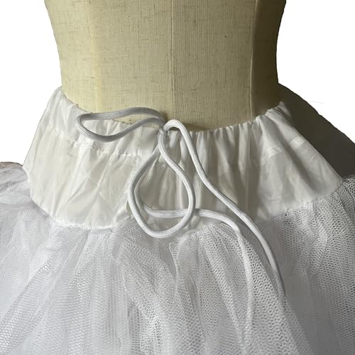 Alverno Girls Long A-line Tulle Lace Underskirt Hoopless Petticoat Slips by Alverno - Used condition - Image 8