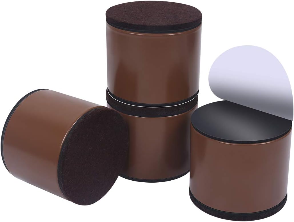 Ezprotekt Lift Furniture Risers Solid Steel Bed Risers,Adds 2" Height