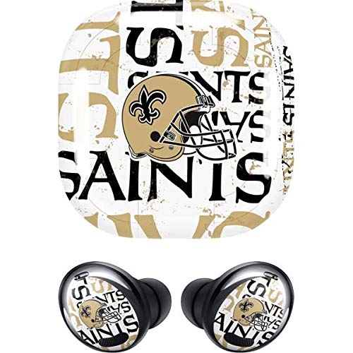 Skinit Decal Audio Skin Compatible with Samsung Galaxy Buds Pro - Officially Licensed NFL New Orleans Saints - Blast Design